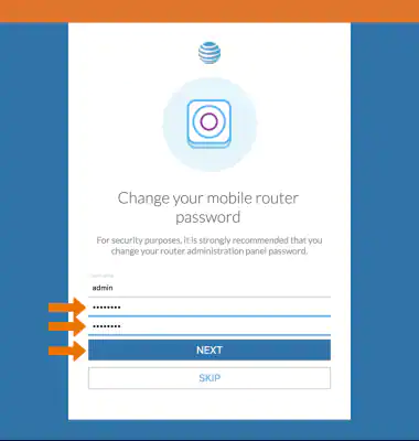 attwifimanager password change